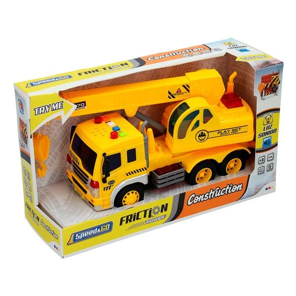 Camion con Gru - Giocattolo Luci e Suoni - Image 3
